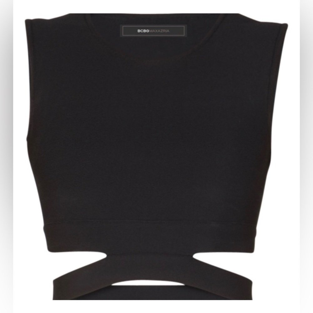 BCBGMaxAzria Clarissa black top size S